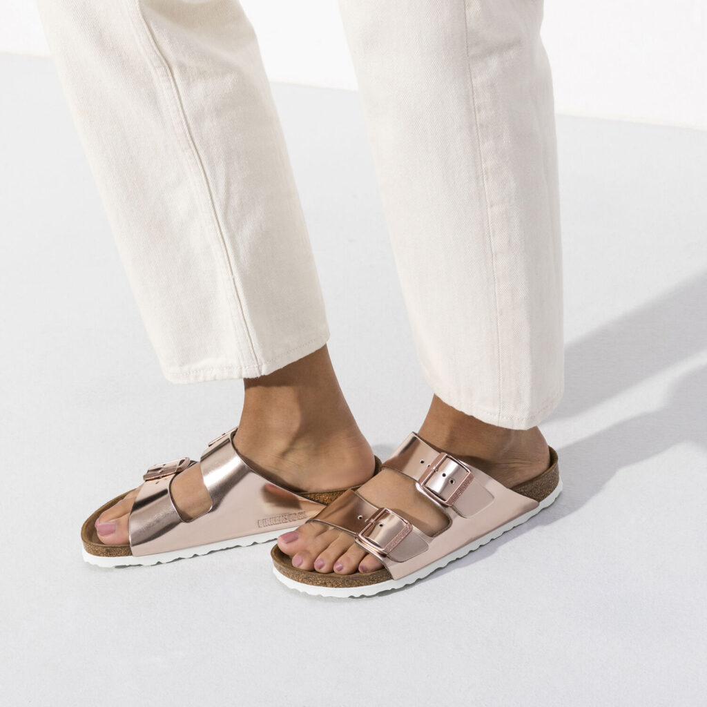 Birkenstock Arizona Cooper mit Weichbettung