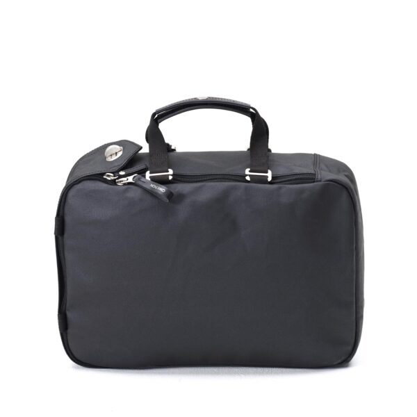 QWSTION DAYPACK ORGANIC JETBLACK SIDE