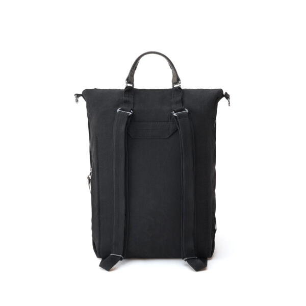 qwstion bananatex zip pack all black back shopper