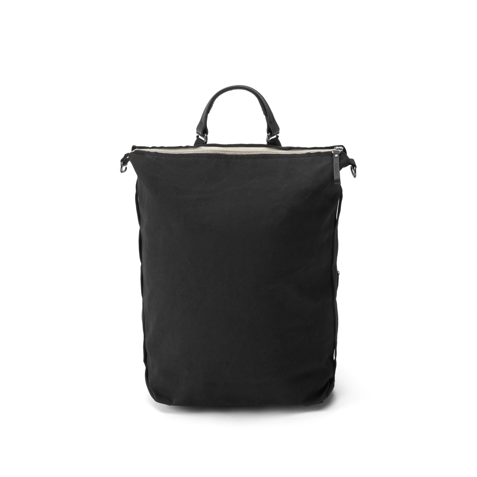 Qwstion Zip Pack / BANANATEX® All Black 1 qwstion bananatex zip pack all black front shopper