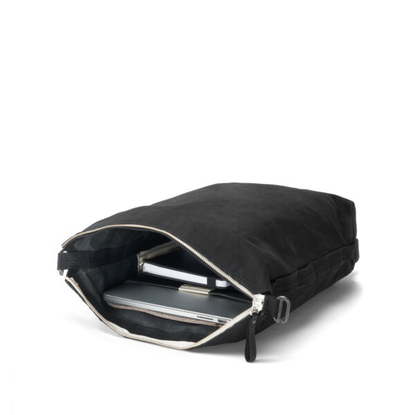 qwstion bananatex zip pack all black open
