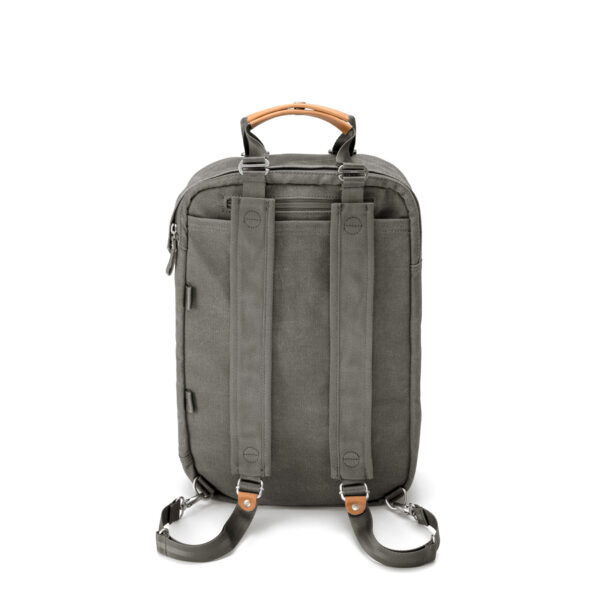 qwstion daypack organic washed grey back