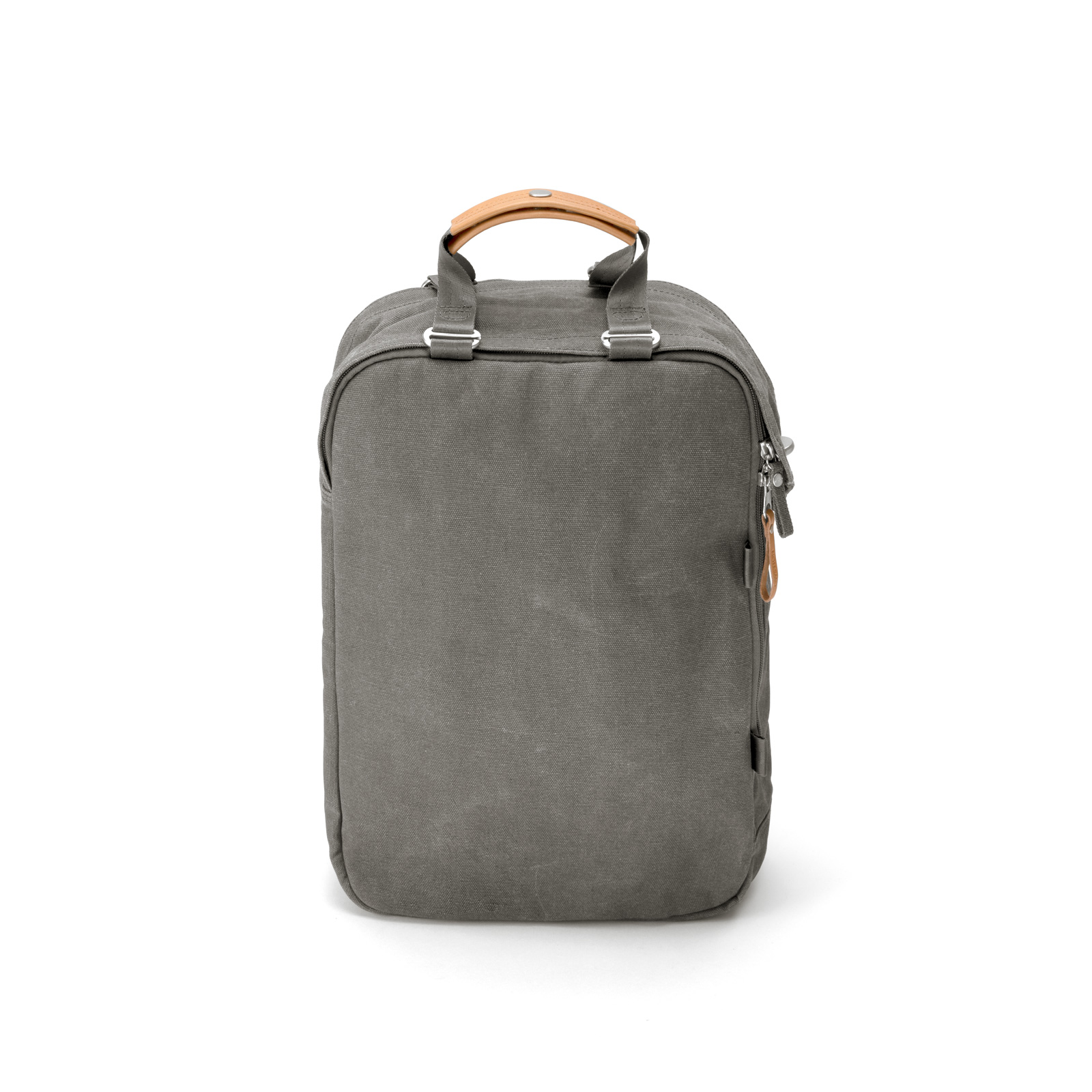 Qwstion Daypack Organic Washed Grey 1 qwstion daypack organic washed grey front
