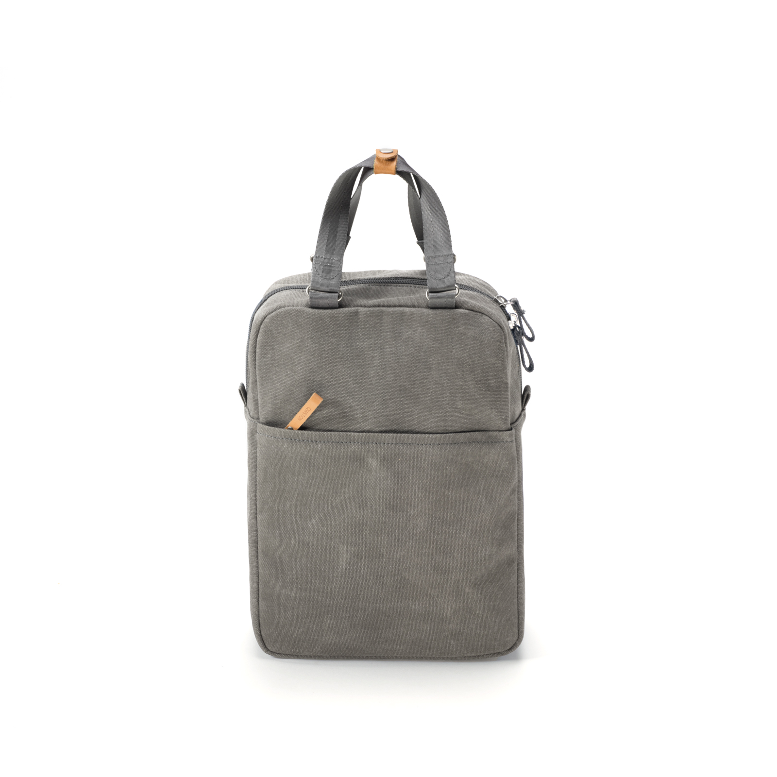 Qwstion Small Pack Organic Washed Grey 1 qwstion small pack organic washed grey front