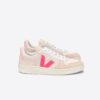 Veja V 10 Suede Multico Natural Rose Fluo