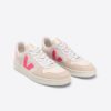 Veja V 10 Suede Multico Natural Rose Fluo