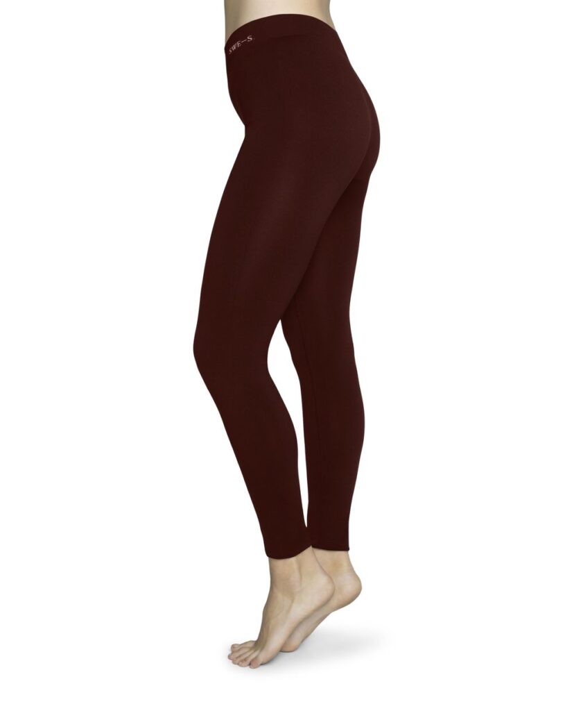 Gerda Legging wine Swedish Stockings