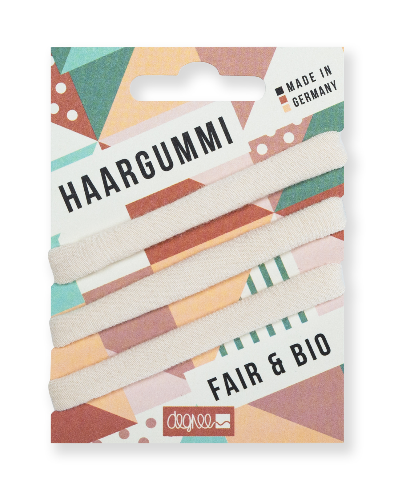 FAIRTYE Fairhair Bio Haargummi ecru 1 degree Haargummi