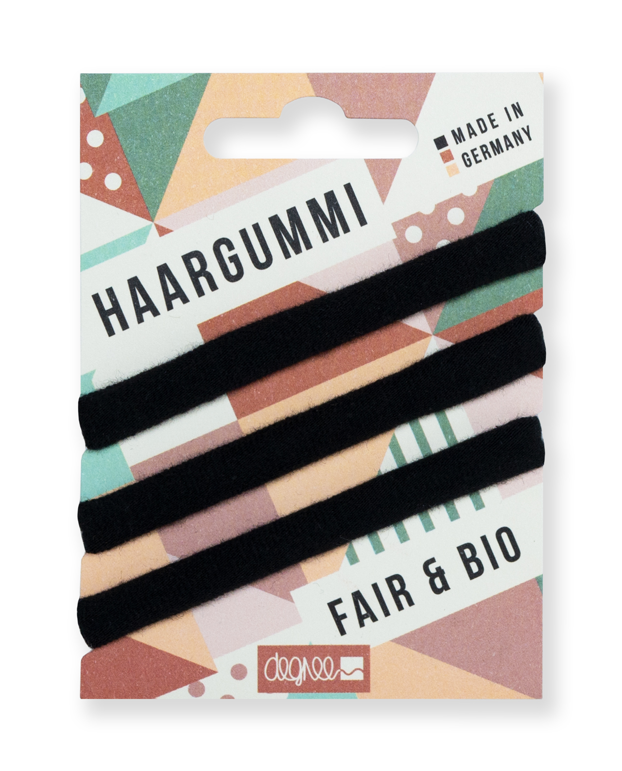 FAIRTYE Fairhair Bio Haargummi schwarz 1 degree haargummi