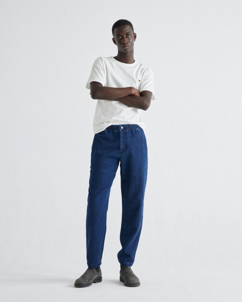 hemp denim travel pants