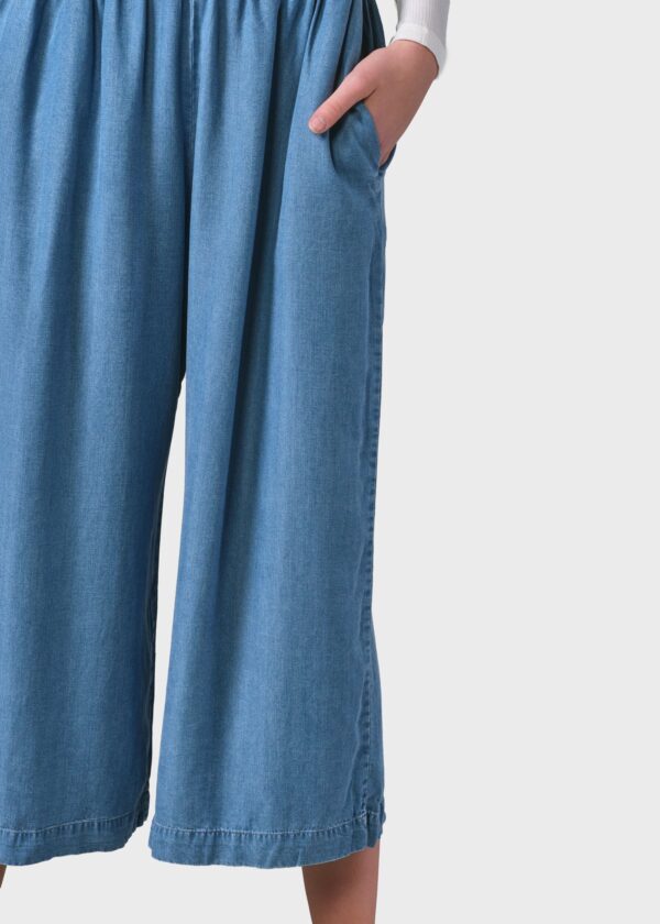 Leonora pant Pants KC493 Light blue chambrey