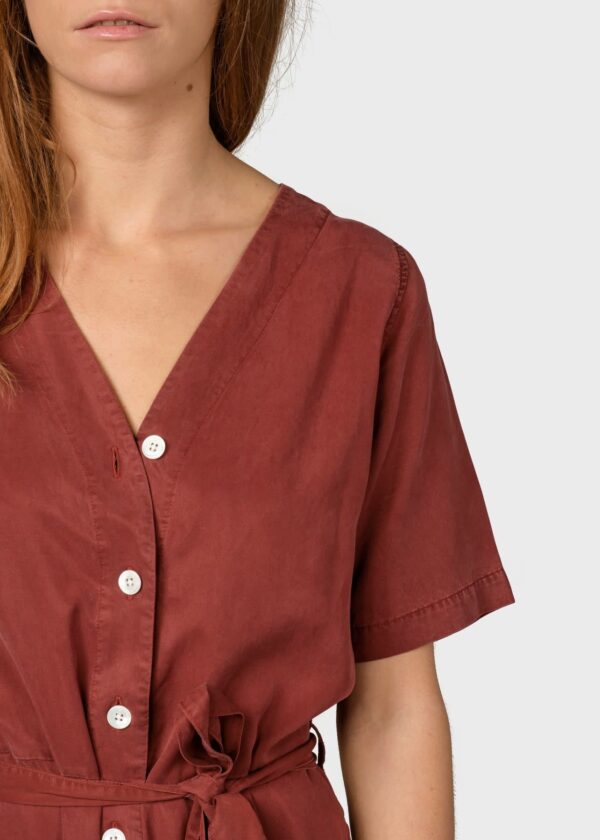 klitmoller klitmoller marna jumpsuit clay red l 2