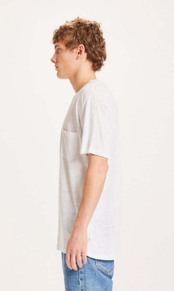 ALDER linen tee T shirts 10373 1010 Bright White