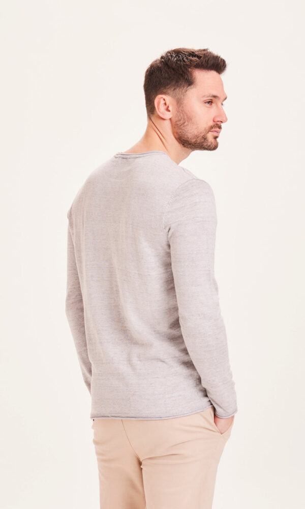 FORREST o neck Tencel knit Knits 80542 1012 Grey Melange
