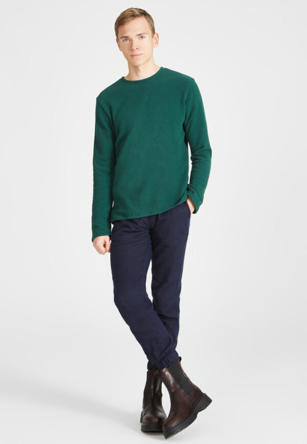 Sweater IAN aus recycelter Baumwolle Sweater GB1289 Cedar Green