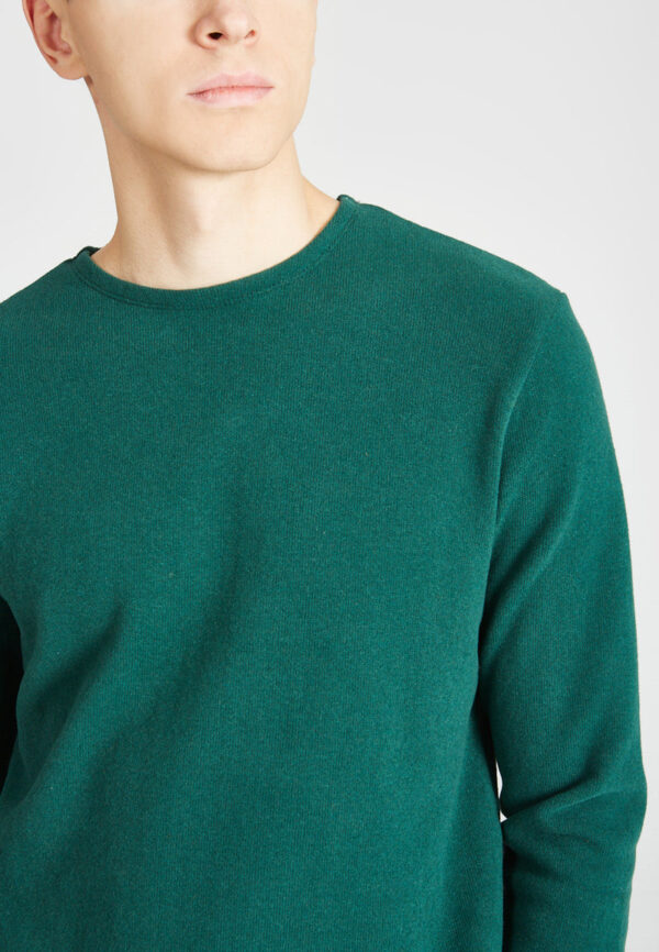 Sweater IAN aus recycelter Baumwolle Sweater GB1289 Cedar Green