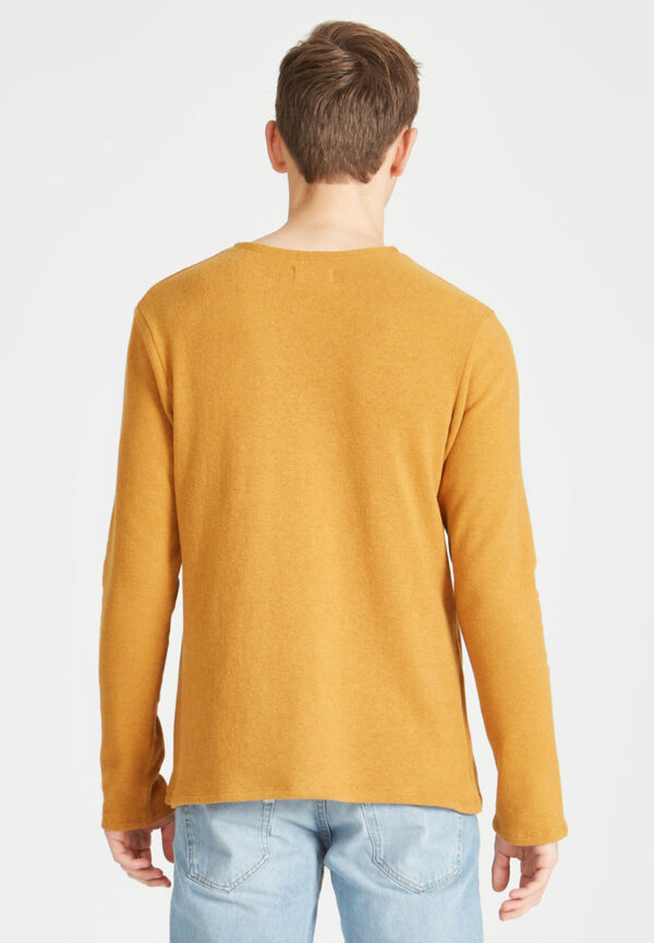 Sweater IAN aus recycelter Baumwolle Sweater GB1289 Mustard