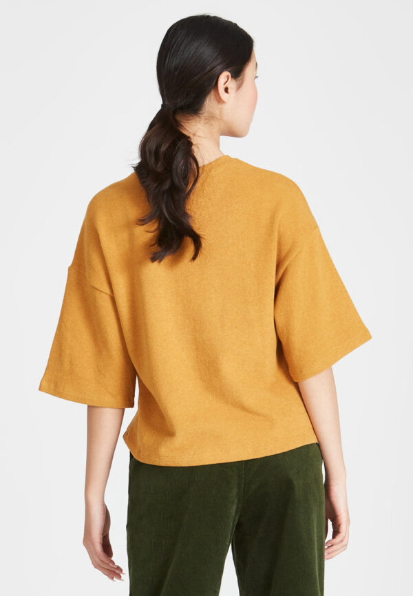 Sweater SELMA aus recycelter Baumwolle Sweater GB1229 Mustard
