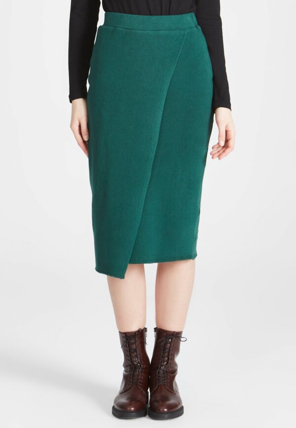 Wickelrock ROMIA aus recycelter Baumwolle Skirt GB1273 Cedar Green 1600x 1