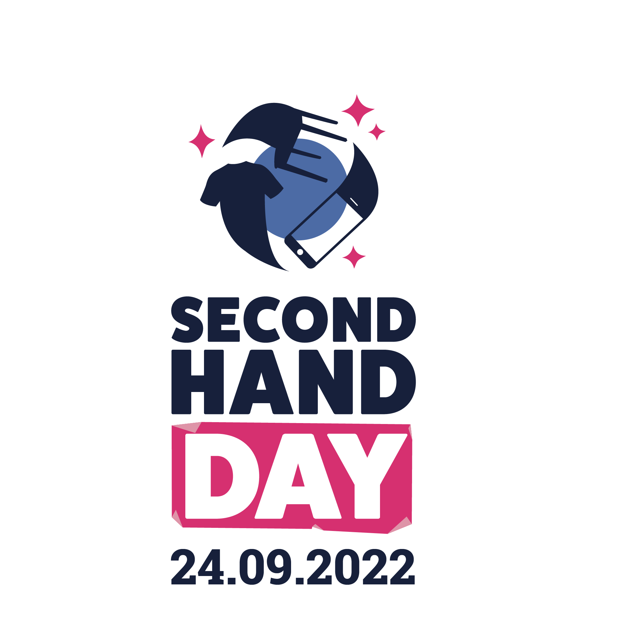 220825 secondhand day logo blau weiss transparent
