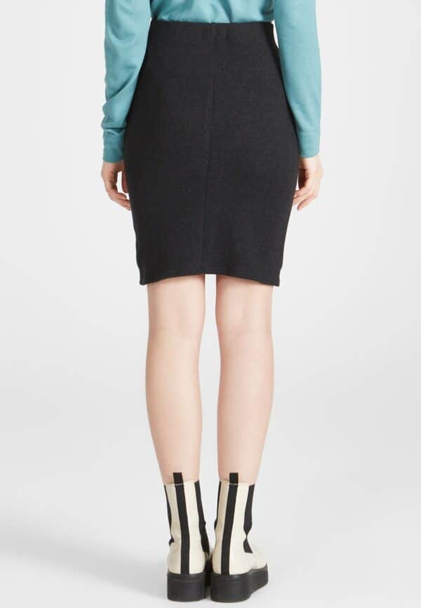 Bleistiftrock ALISON aus Bio Baumwolle Skirt GB1474 Dark Grey
