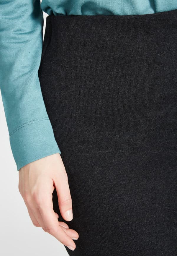 Bleistiftrock ALISON aus Bio Baumwolle Skirt GB1474 Dark Grey