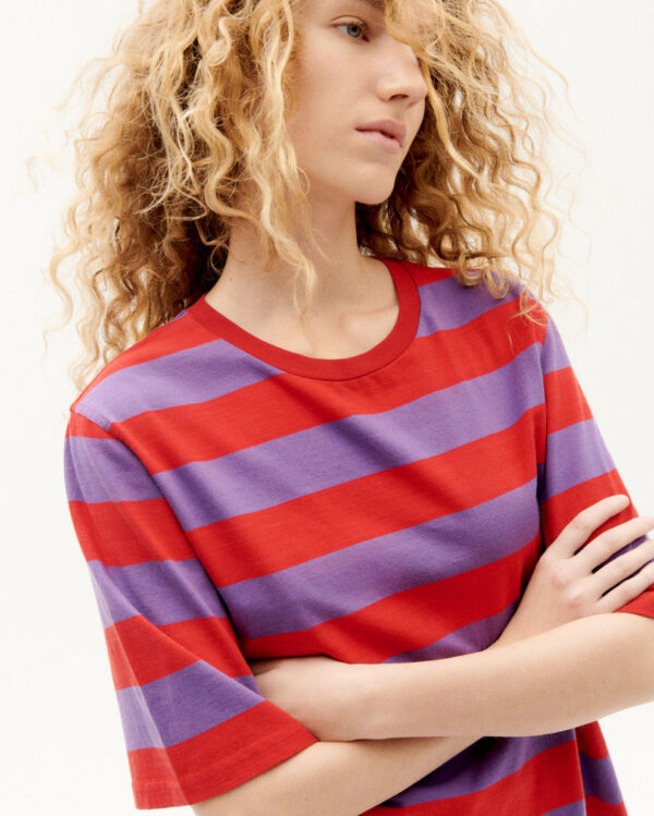 camiseta lucia a rayas violeta 2
