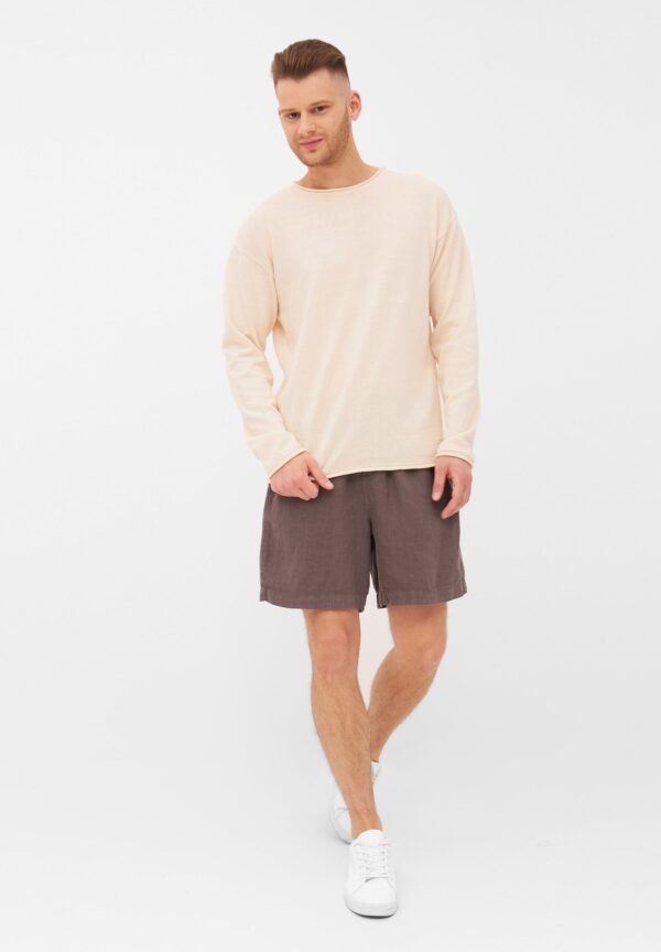Strickpullover DENIS aus Bio Baumwolle Sweater GB1587 Off White
