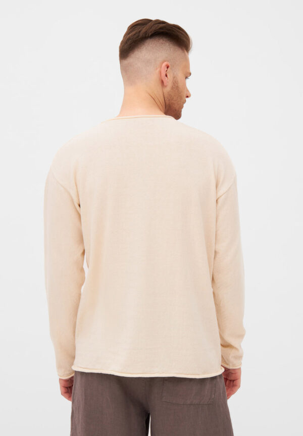 Strickpullover DENIS aus Bio Baumwolle Sweater GB1587 Off White