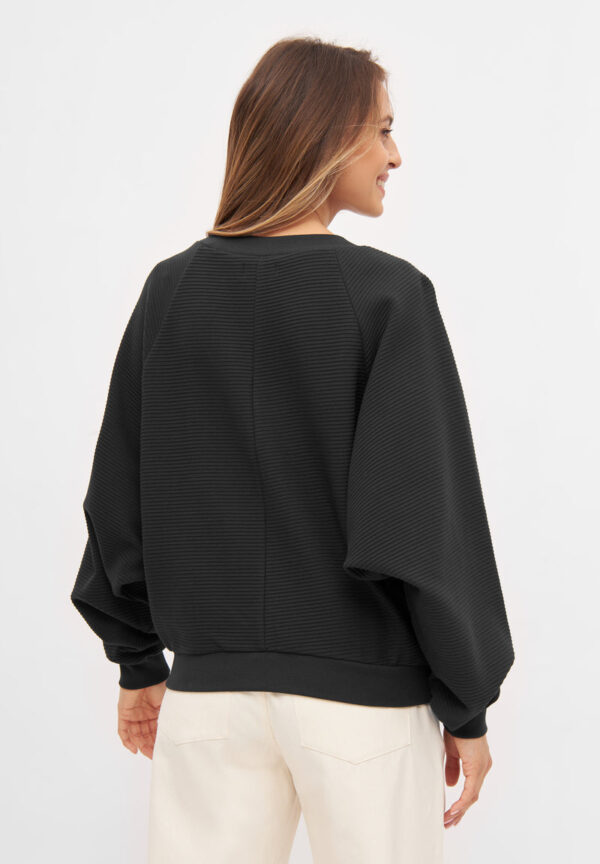 Sweater ISABEL aus Bio Baumwolle Sweater GB1529 Black Rib