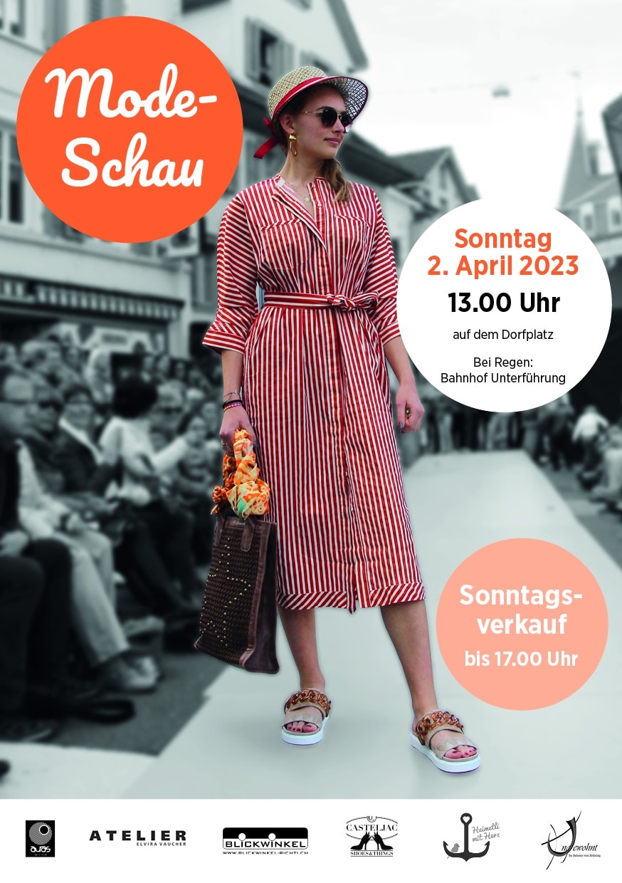 MODESCHAU 1 Flyer A5 Modenschau 03 23