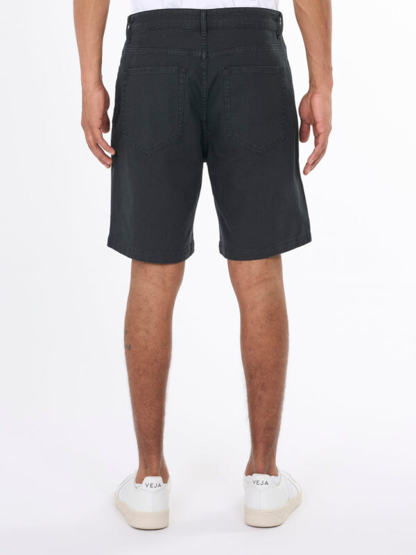 Loose 5 pocket canvas twill shorts Shorts 1050007 1300 Black Jet