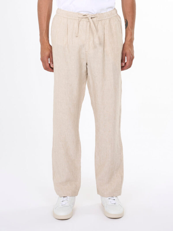 Loose linen pant Pants 1070003 1228 Light feather gray