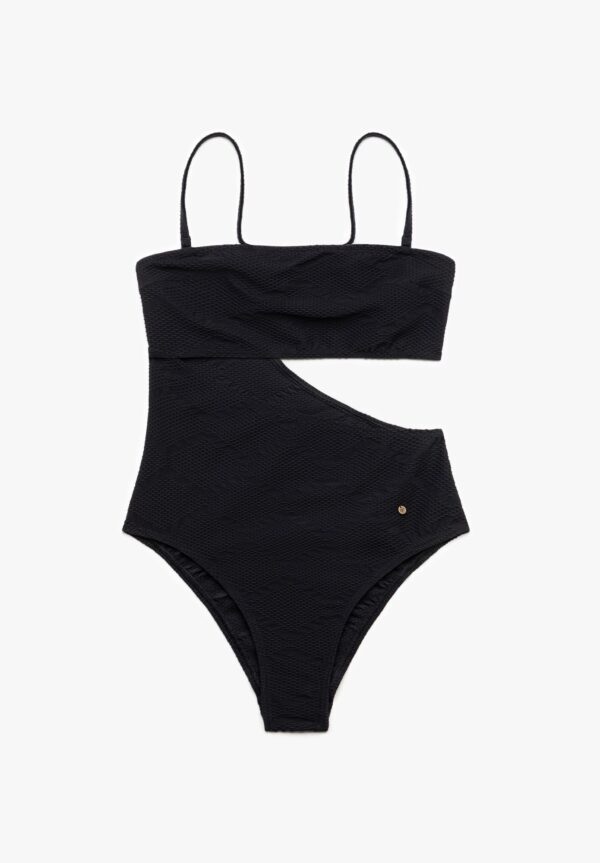 PREORDER Swimsuit Asymmetrical HIBISCO Biobased Structure 5465
