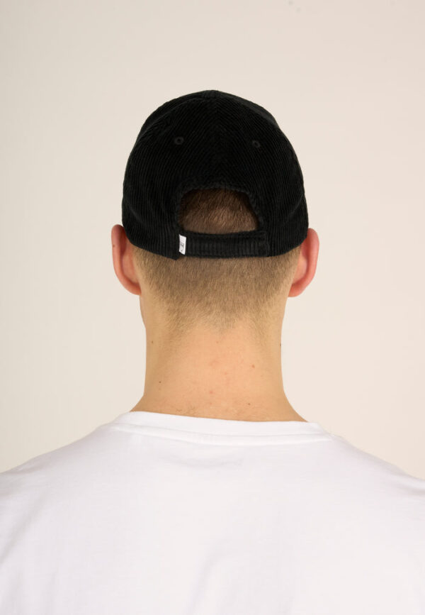 8 Wales corduroy cap Caps 82232 1300 Black Jet