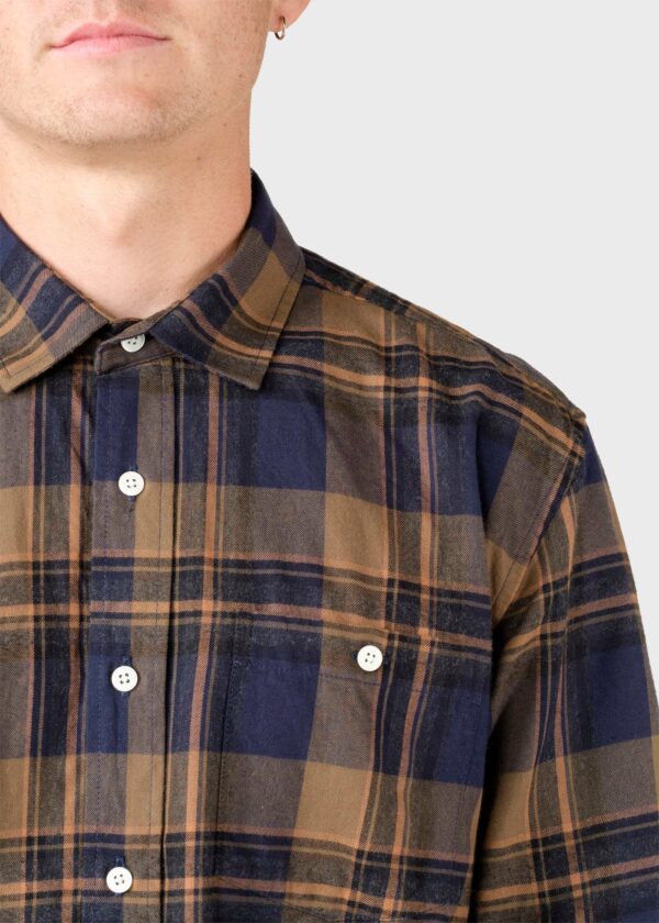 Eddie shirt Shirts KC1563 Black brown navy