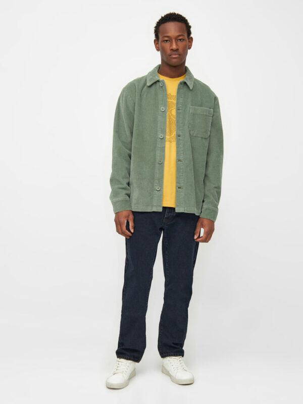 Stretched 8 wales corduroy overshirt Overshirts 1190032 1396 Lily Pad