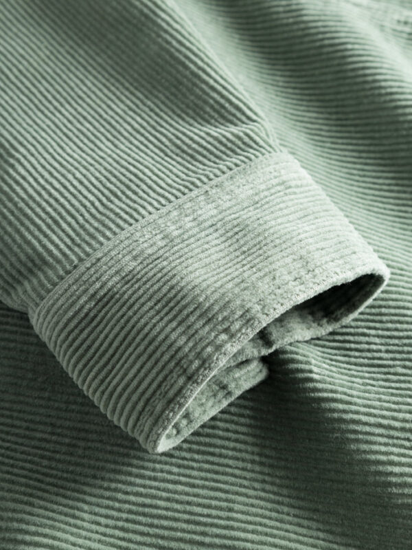 Stretched 8 wales corduroy overshirt Overshirts 1190032 1396 Lily Pad