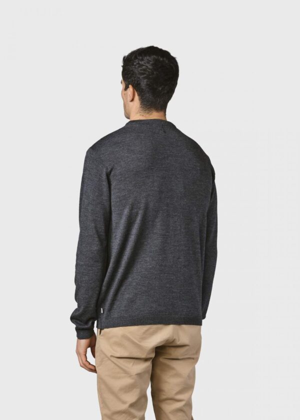 mens basic merino knit anthracite klitmoller collective herre striktrc3b8jer 2