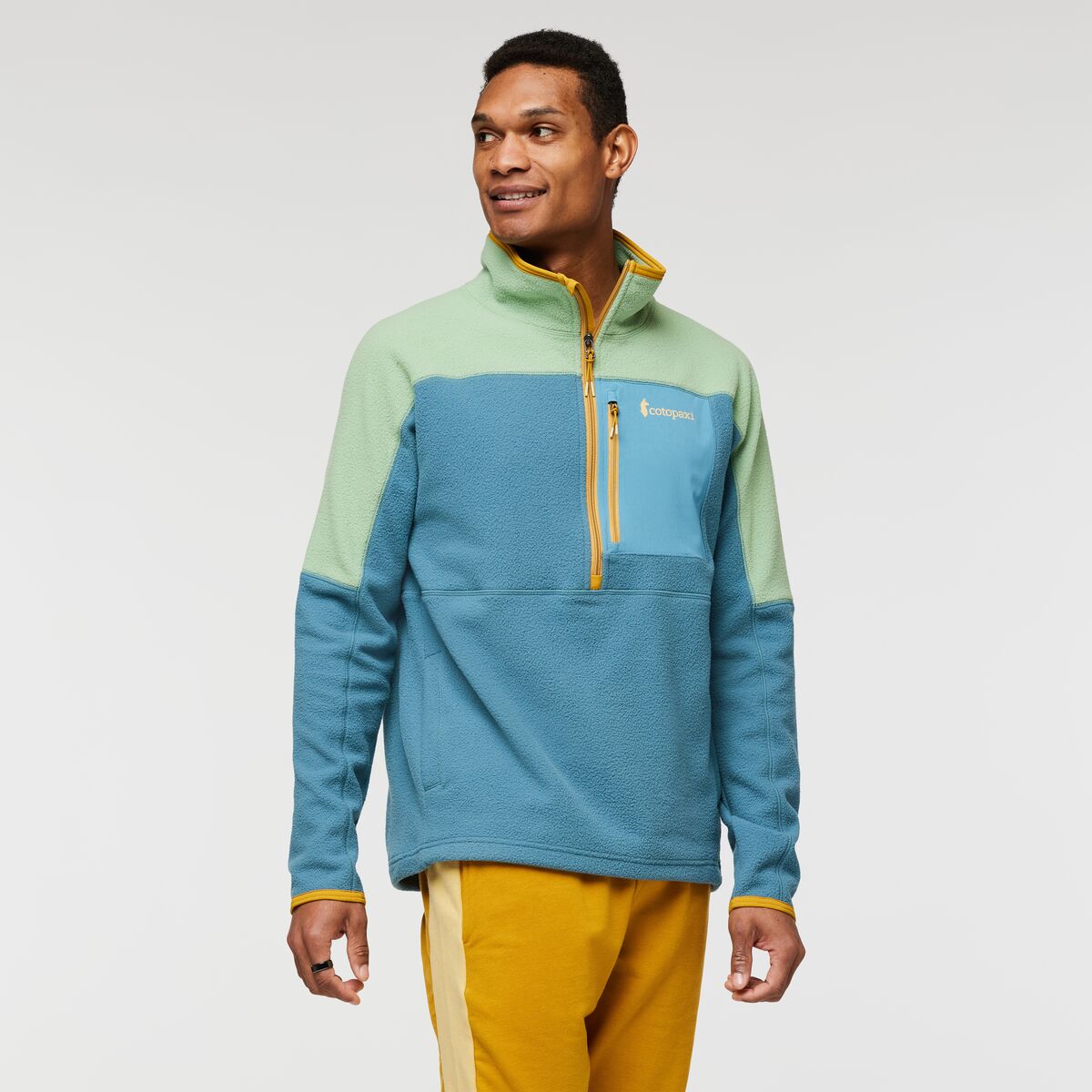 Cotopaxi Abrazo Fleece Half-Zip Jacke Aspen/Blue Spruce 6 abrazo