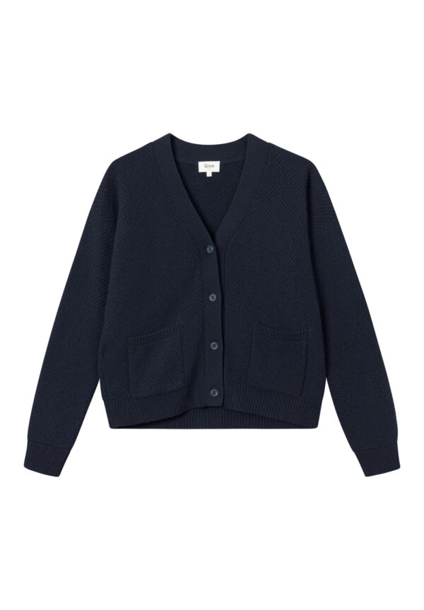 Cardigan ADORA aus recycelter Wolle Cardigan GB1628 Midnight Blue