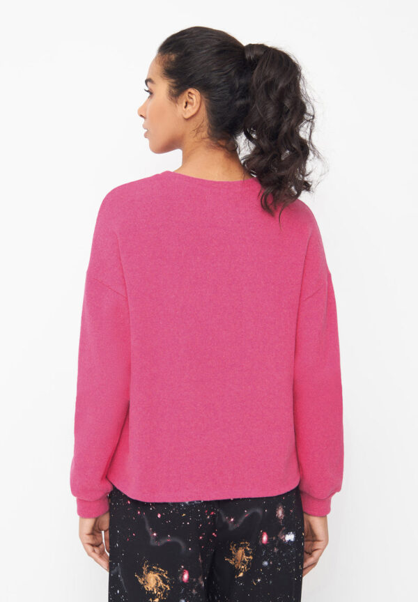 Sweater SAMANTHA aus recycelter Baumwolle Sweater GB1447 Berry Pink