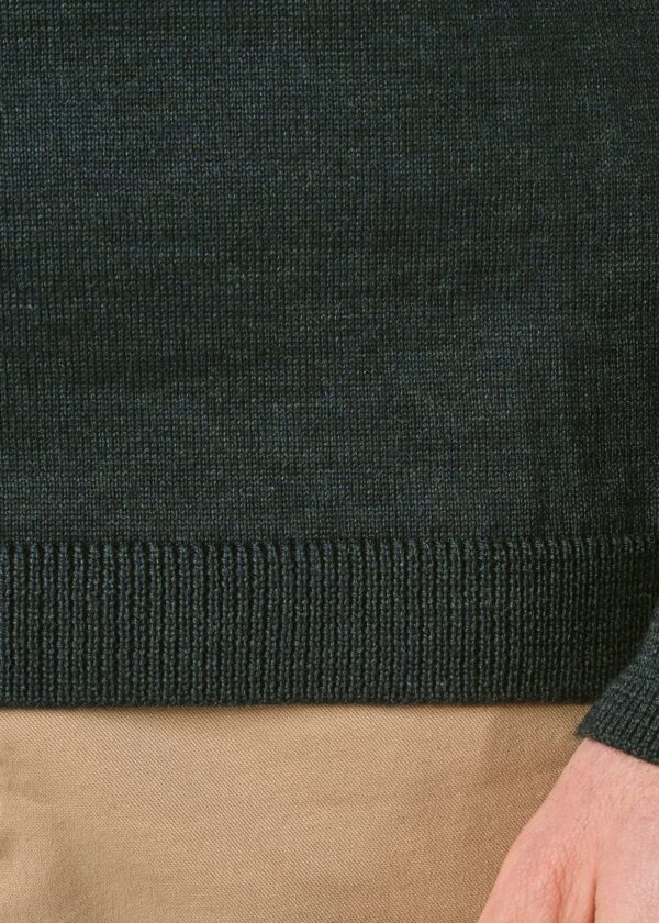 Mens basic merino knit Knitted sweaters KC1453 Olive