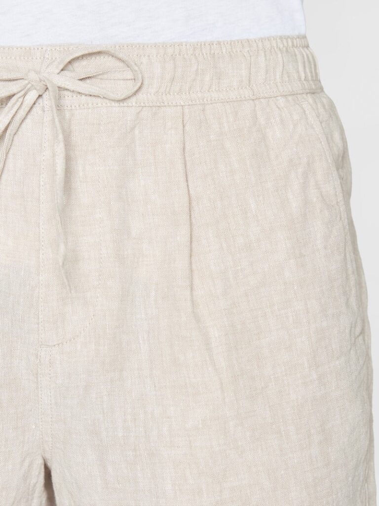 fig linen shorts