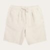 fig linen shorts