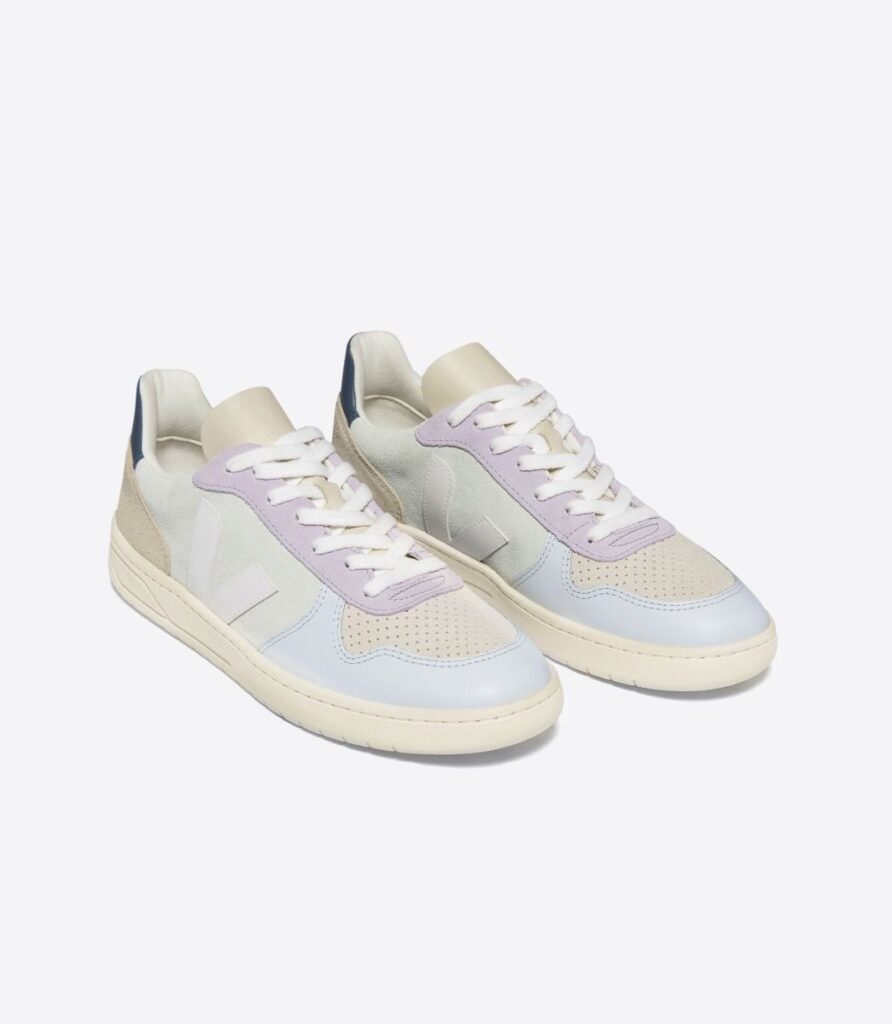 v-10 suede jade white multico
