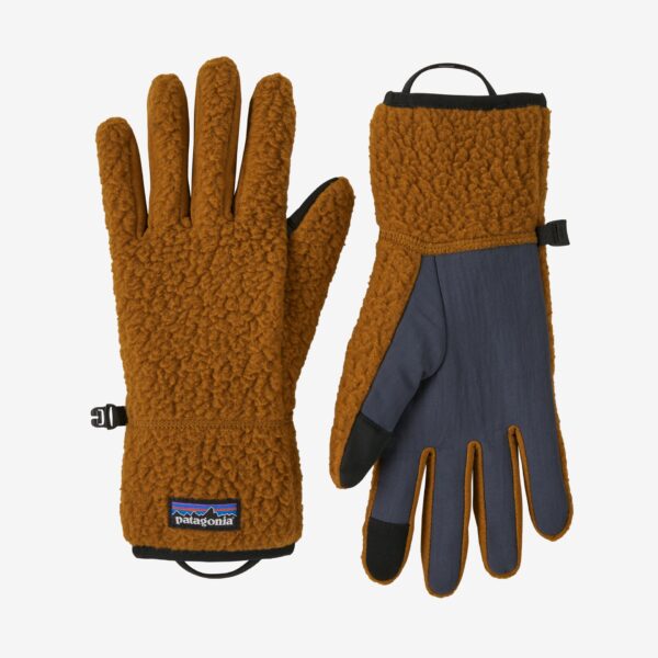 retro pile glove