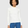 rib high neck longsleeve