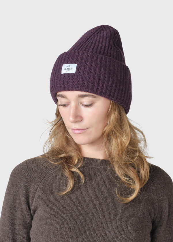 KC1681 Wide rib beanie Burgundy Extra 0