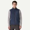 retro pile vest